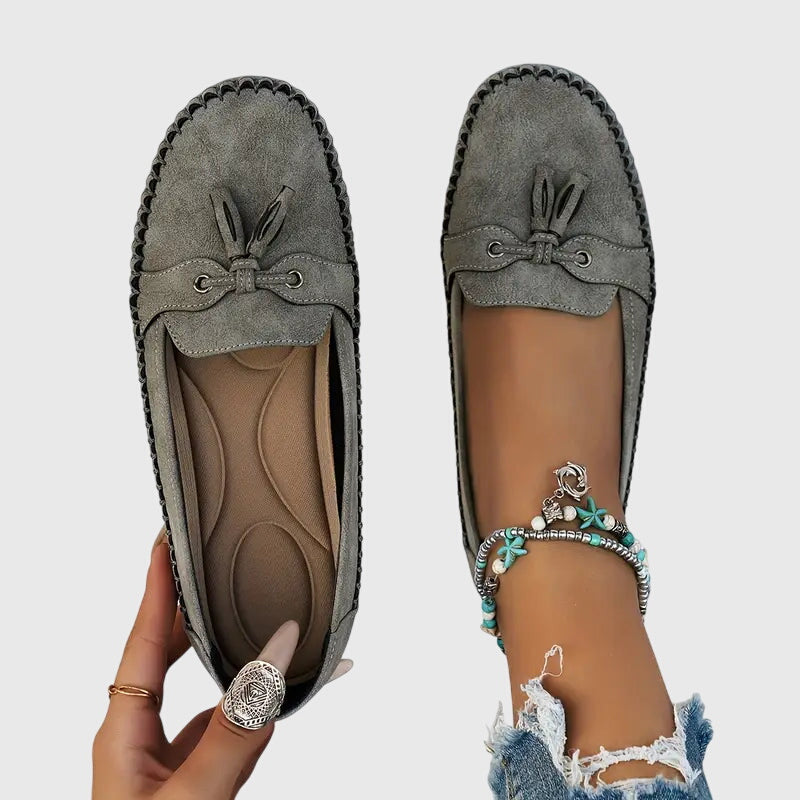 Cozy Slip On Leather Loafers