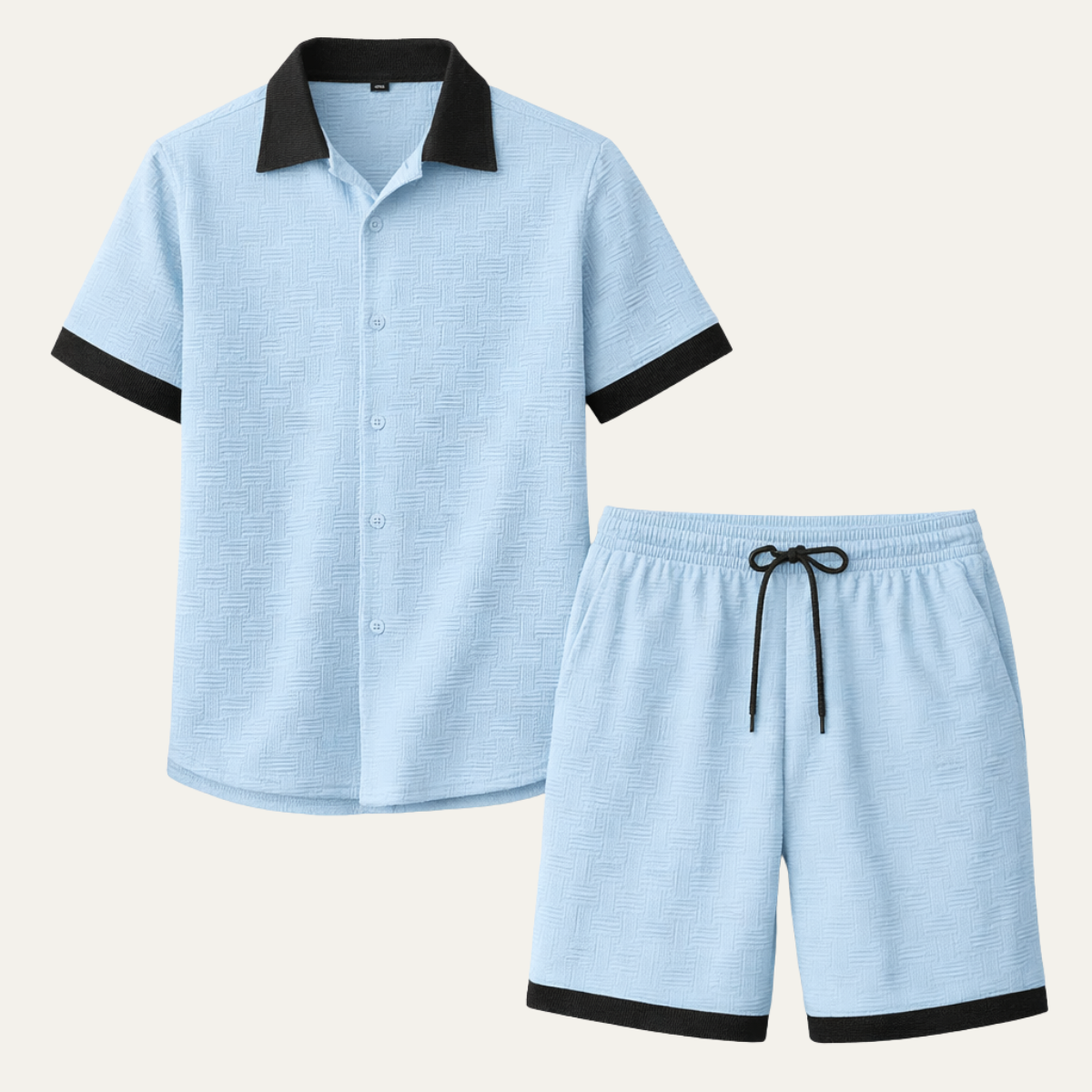 Men's Lightweight Shirt And Shorts Set - VibreMode
