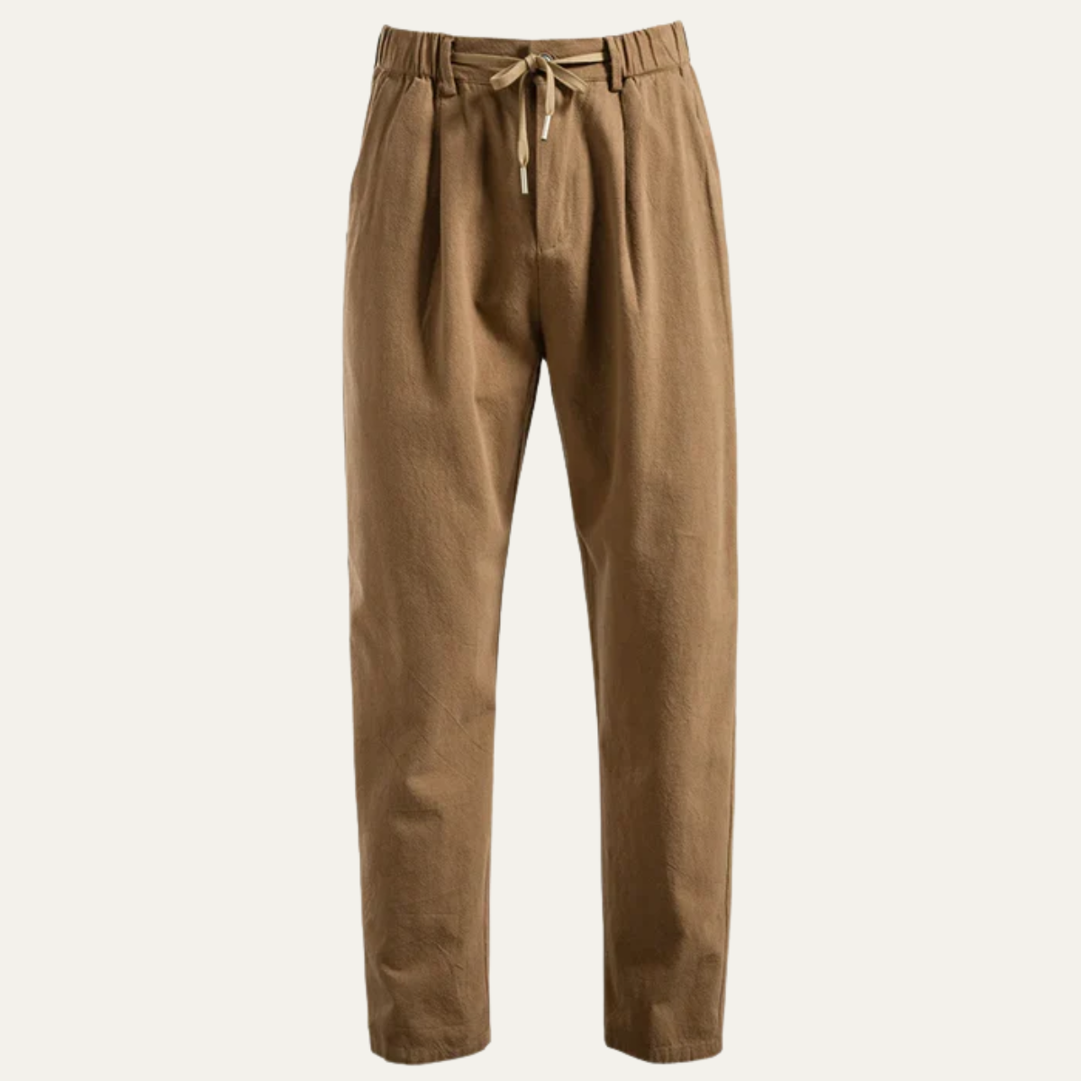 Men's Linen Pants Lightweight Beige Casual