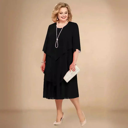 Beautiful Lightweight Chiffon Dress - VibreMode