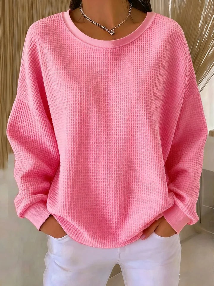 Knitted Crew Neck Sweater