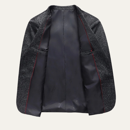 Men's Slim Fit Checked Blazer Suit