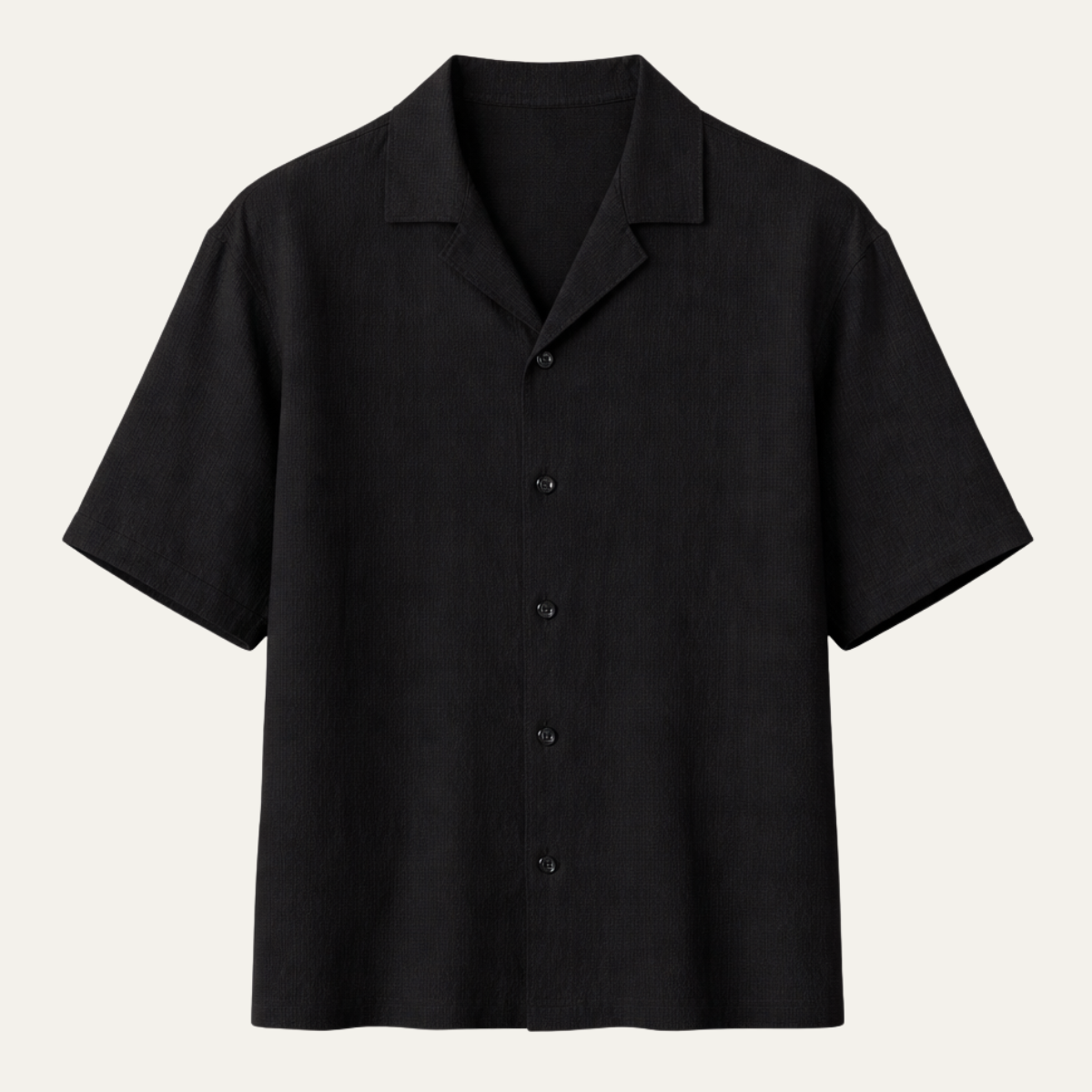 Men's Casual Button Up Shirt Loose Fit Cotton - VibreMode