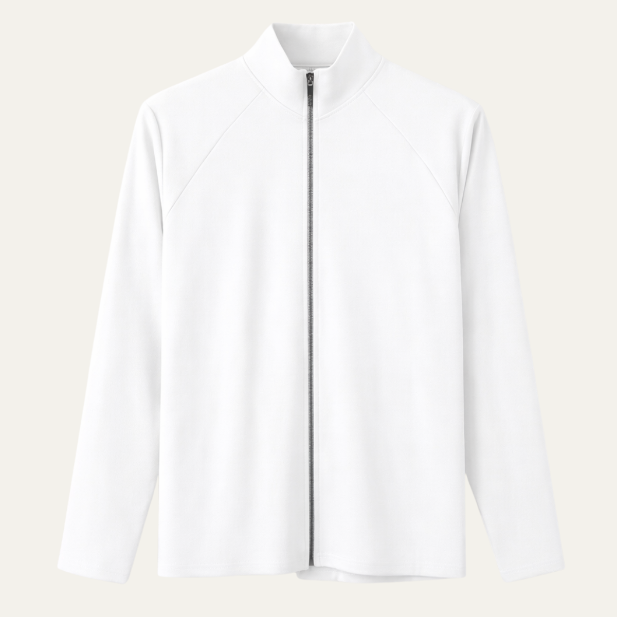 Men's Slim Fit Turtleneck Zip Up Shirt - VibreMode