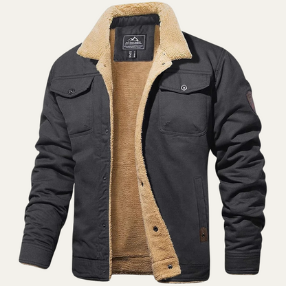 Men's Insulated Fleece Lined Winter Coat