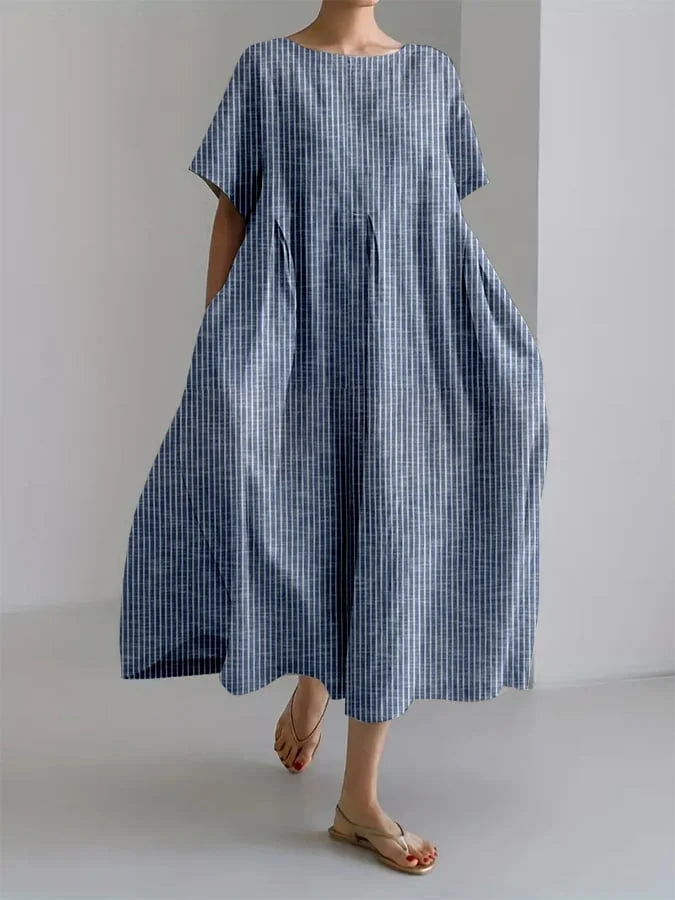 Women's Casual Long Dress Comfortable Retro Style