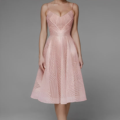 Women's Evening Dress Symmetry Line
