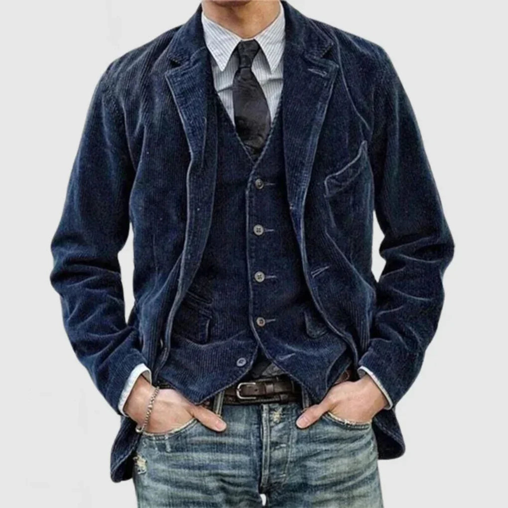 Vintage Blazer Vest Set - VibreMode