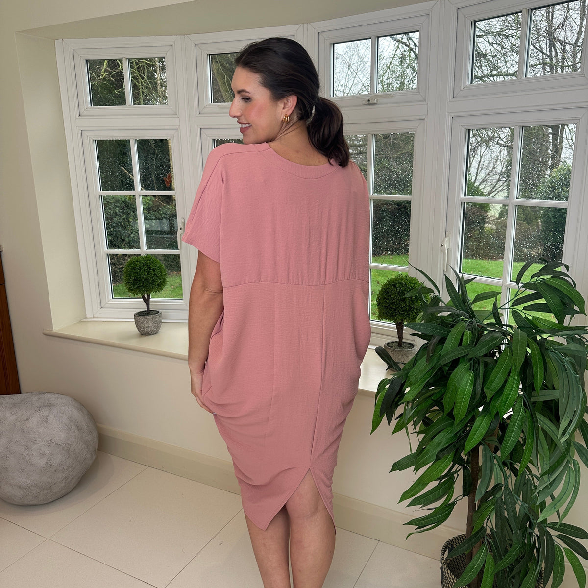 Chic V-neck Sundress for Women