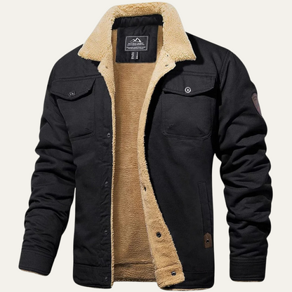 Men's Insulated Fleece Lined Winter Coat
