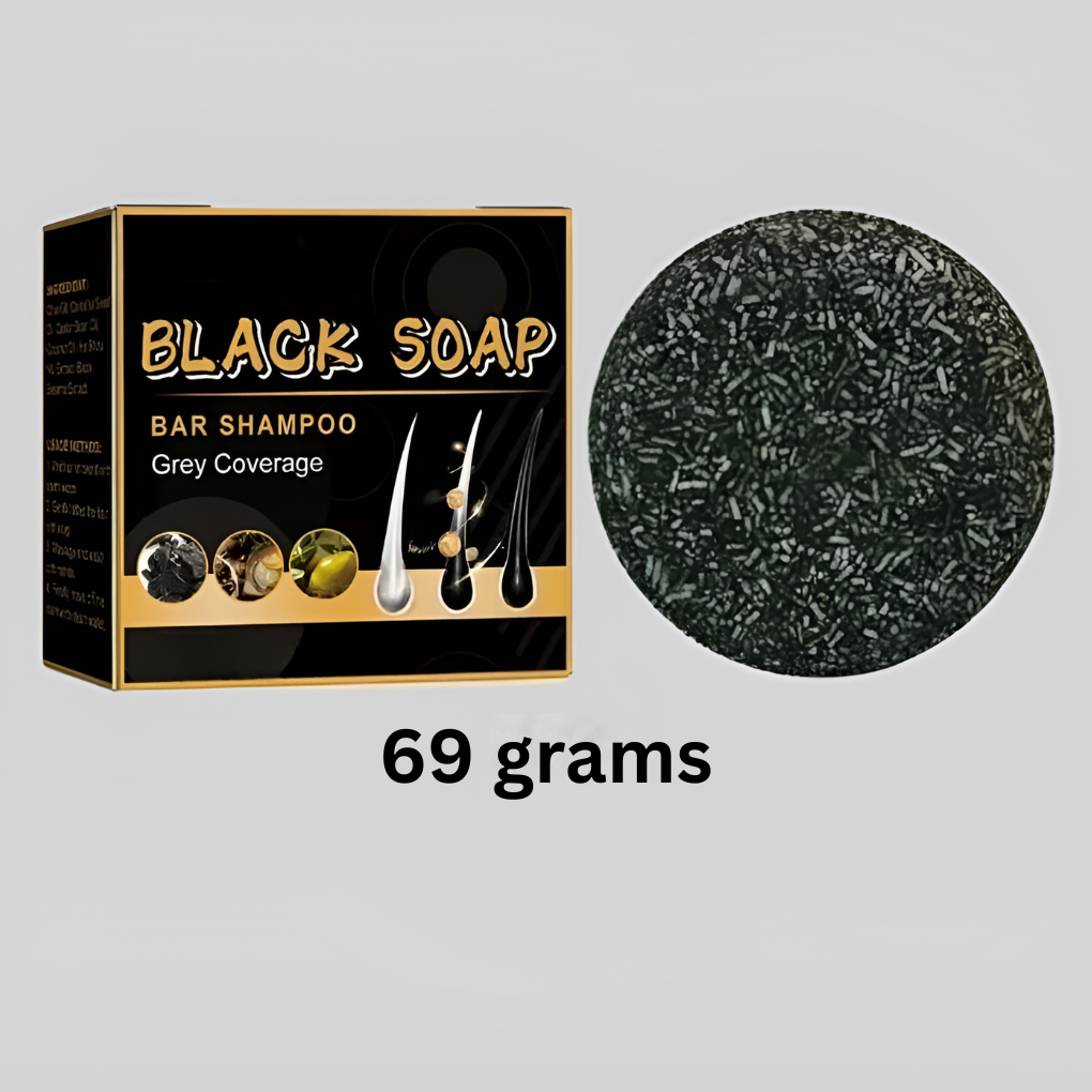Solid Shampoo Bar Natural 69g Brightening White Hair - VibreMode