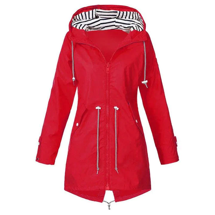 Women's Windproof Rain Jacket Long Sleeves