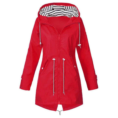 Women's Windproof Rain Jacket Long Sleeves