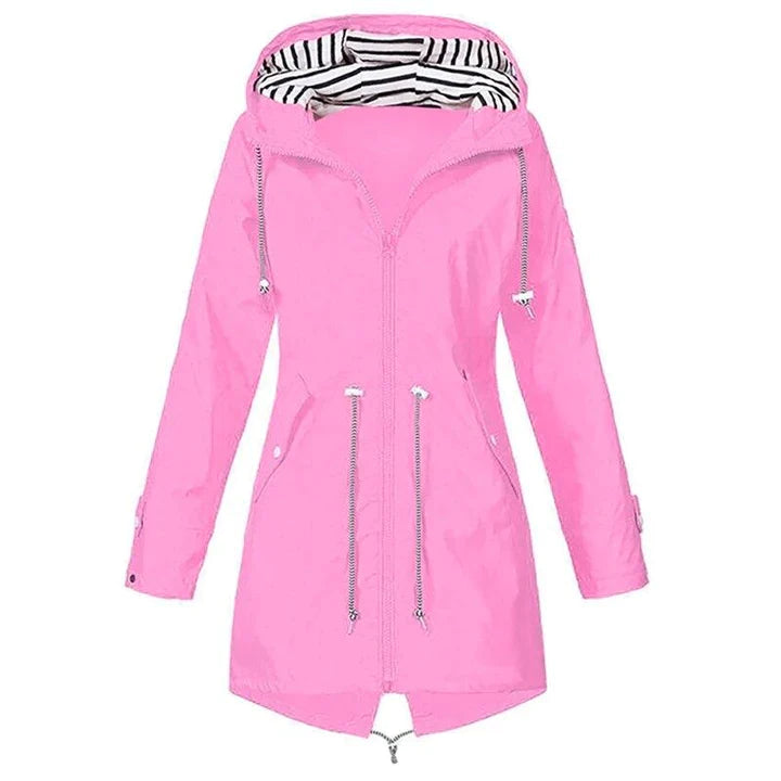 Women's Windproof Rain Jacket Long Sleeves