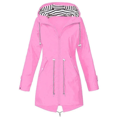 Women's Windproof Rain Jacket Long Sleeves