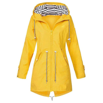 Women's Windproof Rain Jacket Long Sleeves