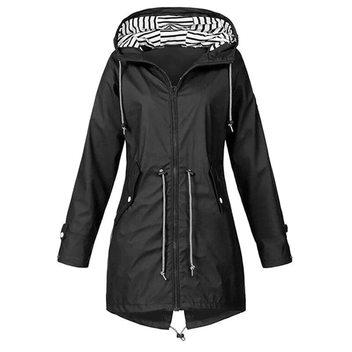 Women's Windproof Rain Jacket Long Sleeves - VibreMode