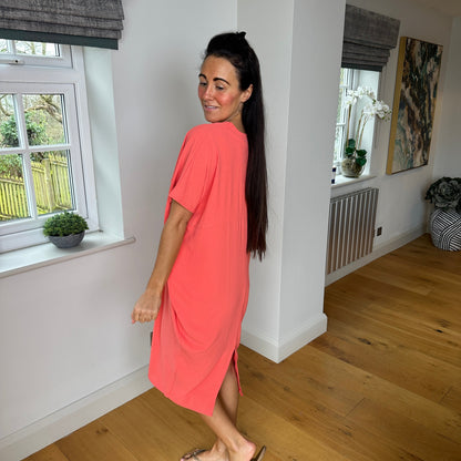 Chic V-neck Sundress for Women