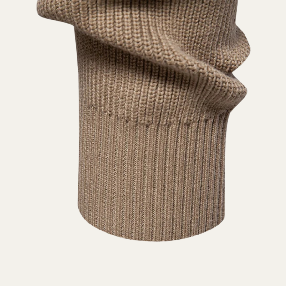 Vulcano Men's Turtleneck Sweater Mock Neck Button Up