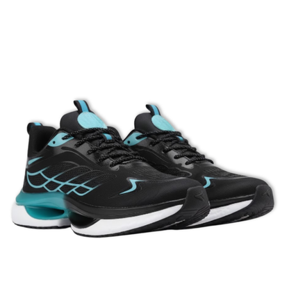 Sporty High Tech Lace Up Running Shoes