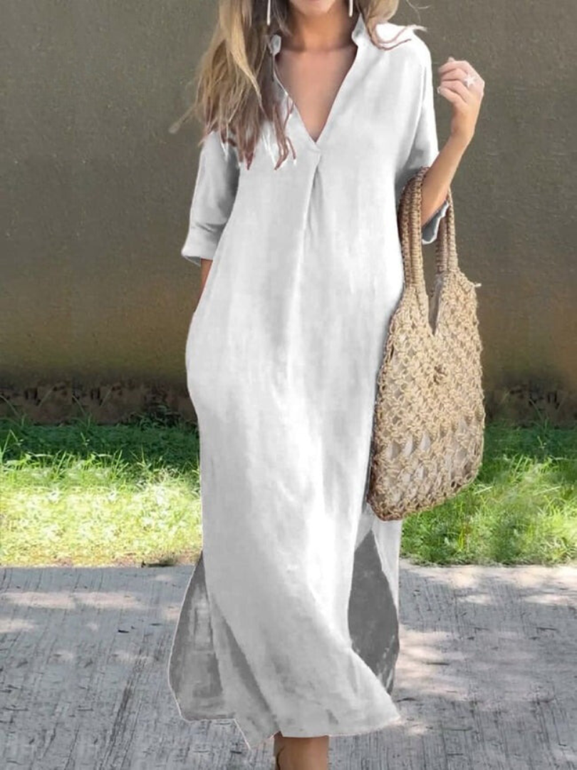 Women's Maxi Dress Elegant Floral Print