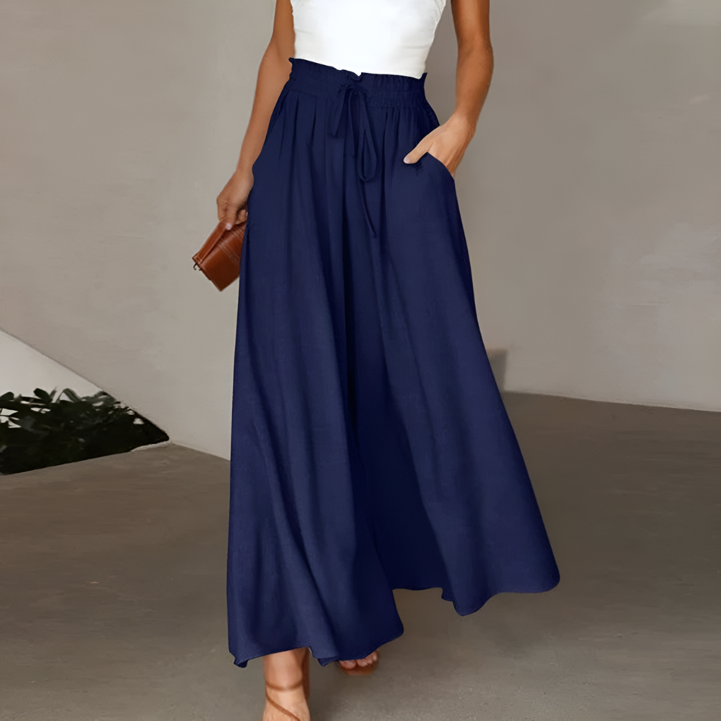 Women's Elastic Waist Skirt Pants