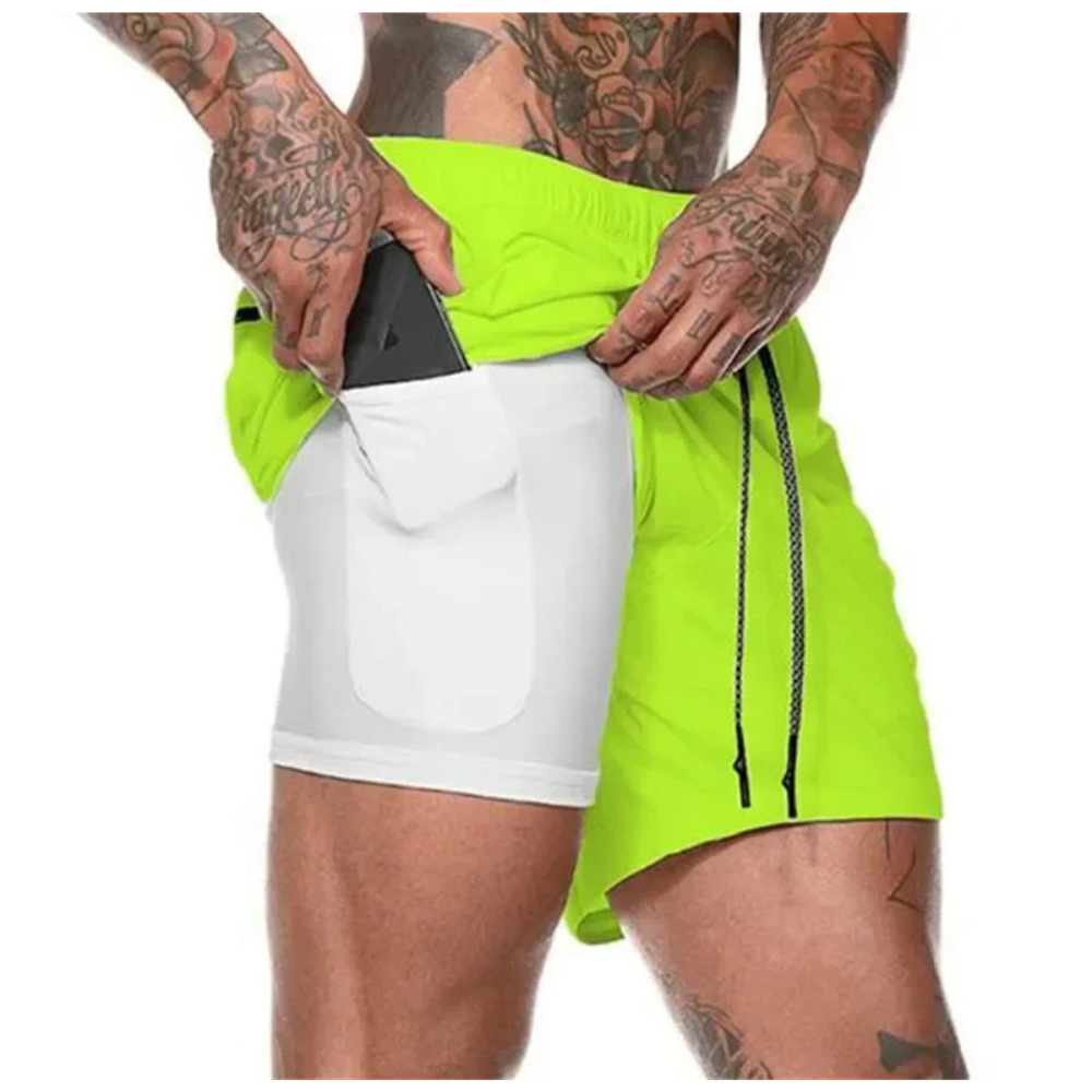 Men's 2-In-1 Sport Shorts Performance Comfort