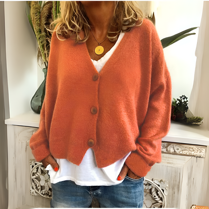 Women's Soft Knit Cardigan Relaxed Fit