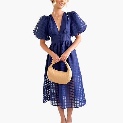 Liliana Women's Midi Dress Elegant Summer Style