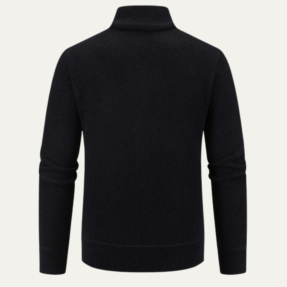 Men's Knit Zip Cardigan With Pockets