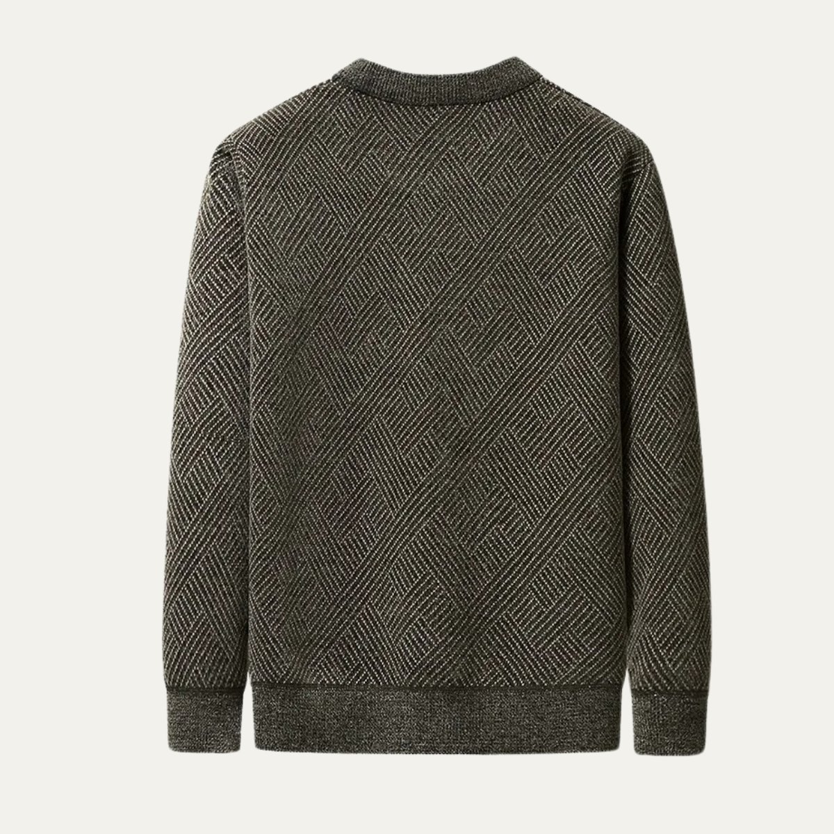 Men's Fleece Lined Winter Sweater