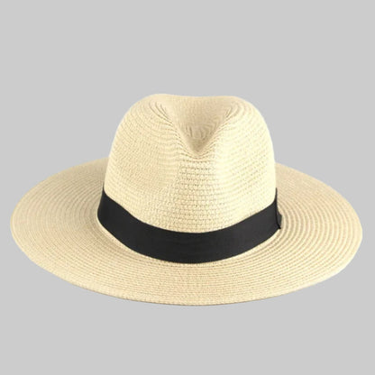 Men's Panama Sun Hat Natural Fiber Summer Accessory
