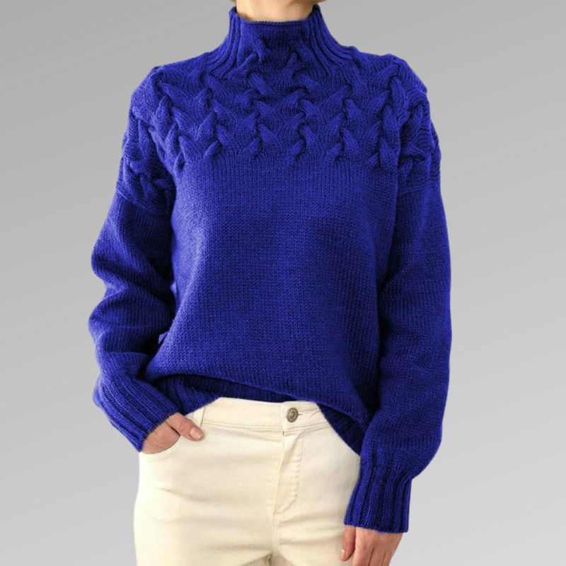 Women's Turtleneck Sweater Soft Warm