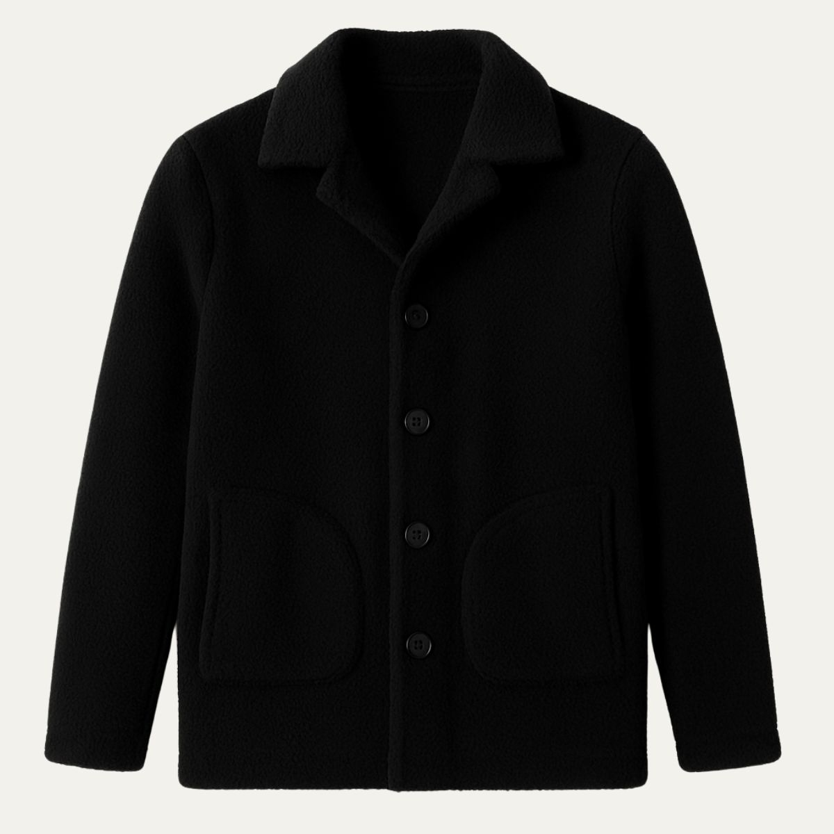 Men's Winter Fleece Jacket Warm With Pockets - VibreMode