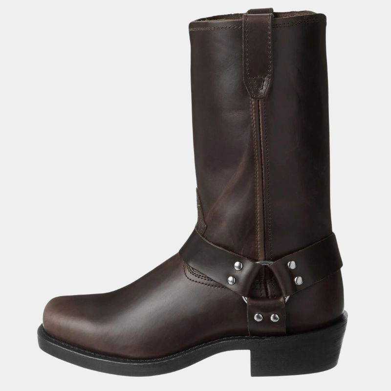 Ladies Low Heel Buckle Boots