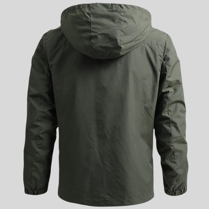 Water-Resistant Hooded Jacket