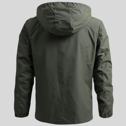 Water-Resistant Hooded Jacket