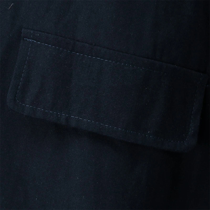 Men's Double Breasted Peacoat Wool Casual Navy