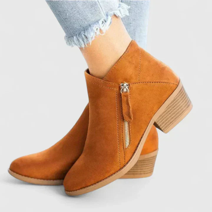 Comfortable Low Heel Ankle Support Boots for Women