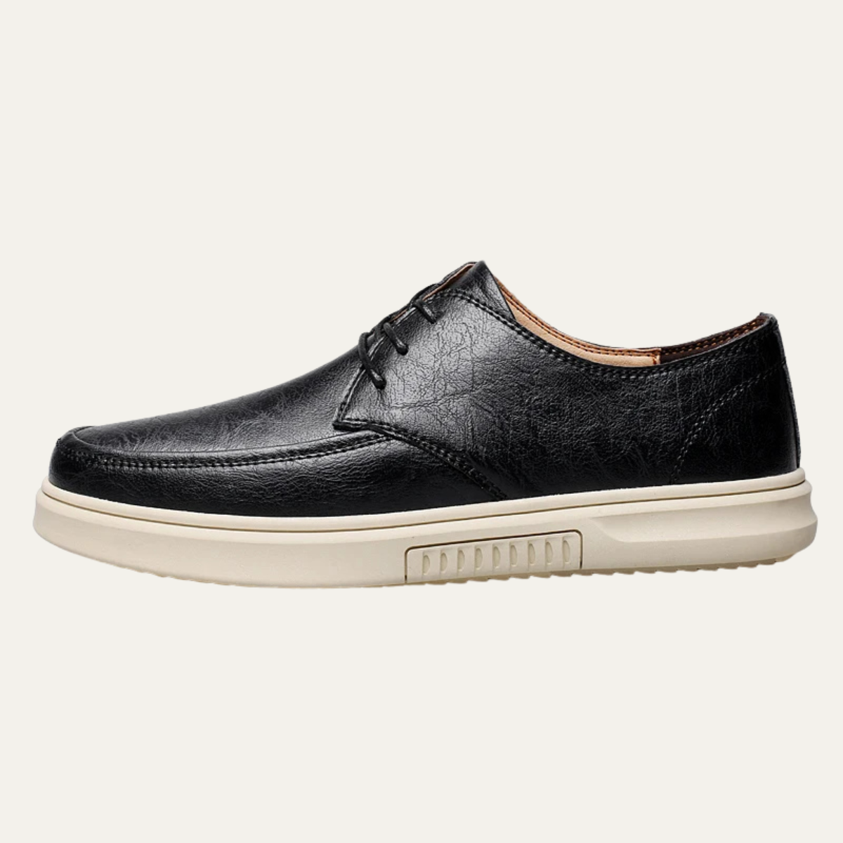Alderwood Men's Leather Sneakers Lace Up Comfortable