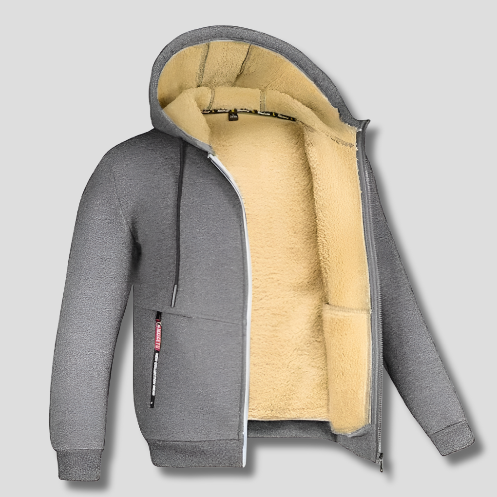 Men's Fleece Pullover Fur Lined