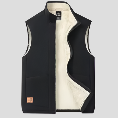 Men's Insulated Winter Vest Warm Fleece Lined