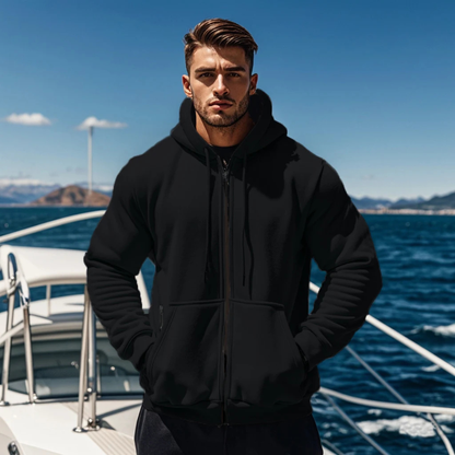 Lerici Men's Warm Zip Hoodie Jacket