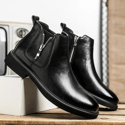 Men's Chelsea Boots Vintage Leather