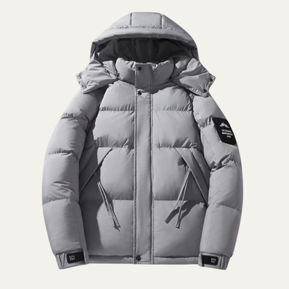 Men's Detachable Hood Jacket Loose Fit