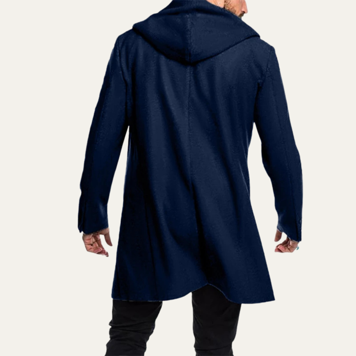 Men's Wool Blend Toggle Duffle Jacket