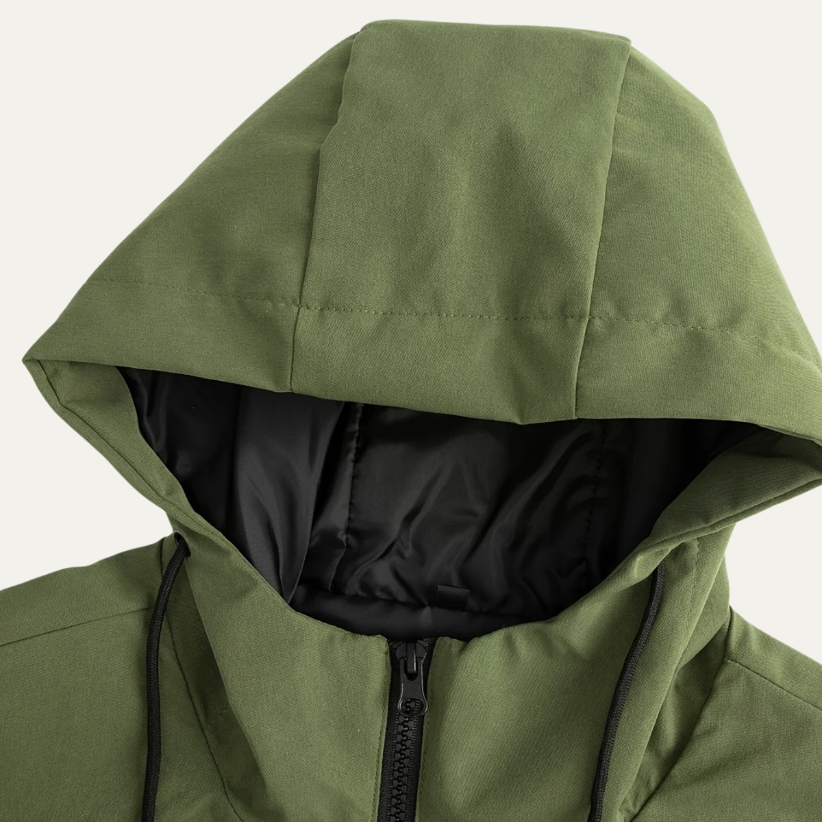 Waterproof Long Rain Jacket Windproof Hooded Coat