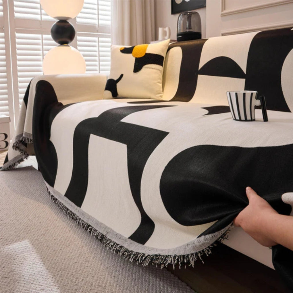 Geometric Sofa Slipcover