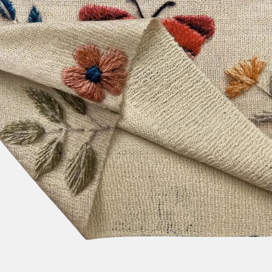 Women's 3D Floral Knit Sweater