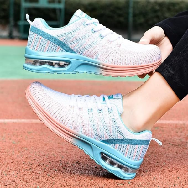 Comfortable Women's Sneakers with Arch Support and Mesh